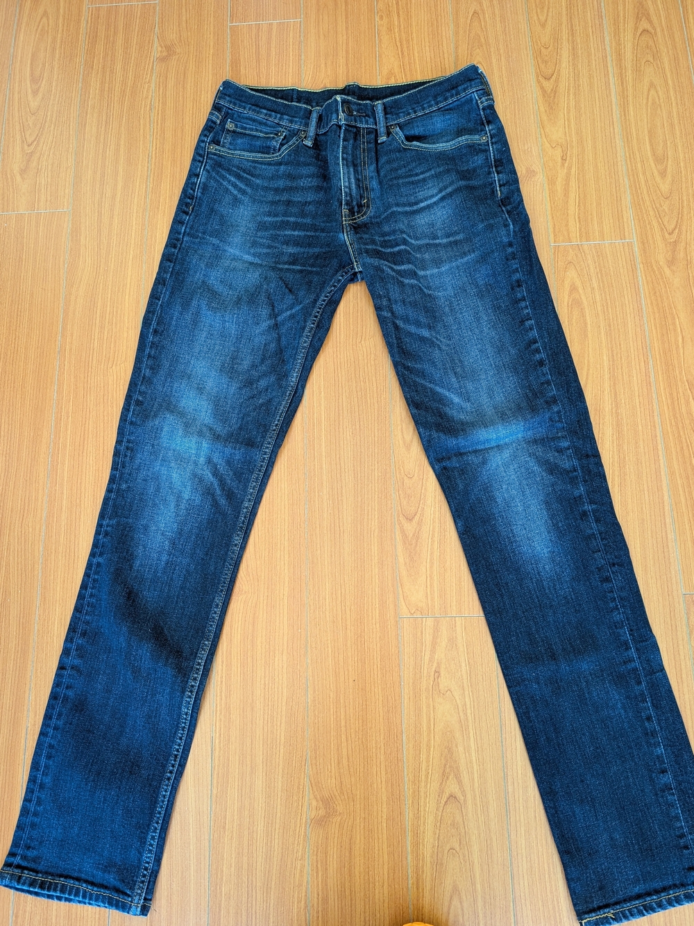 Levi's Men's Dark Blue Slim Straight Jeans